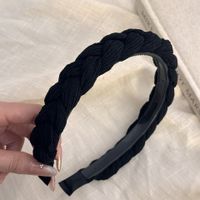 Women's Simple Style Classic Style Solid Color Cloth Braid Hair Band sku image 1