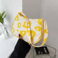 Femmes Petit Chiffon Léopard Vêtement De Rue Fermeture Éclair Sac Sous Les Bras sku image 2