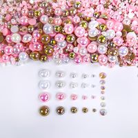 1200 Pieces Per Pack Diameter 10mm Diameter 3mm Diameter 4mm Resin Rhinestone Round Polished DIY Accessories main image 1