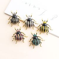 Casual Cute Beetles Alloy Inlay Rhinestones Unisex Brooches main image 1
