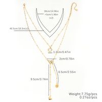 304 Stainless Steel 18K Gold Plated Sweet Streetwear Plating Inlay Flower Butterfly Shell Double Layer Necklaces main image 2