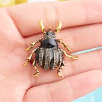 Casual Cute Beetles Alloy Inlay Rhinestones Unisex Brooches main image 6