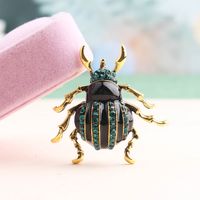 Casual Cute Beetles Alloy Inlay Rhinestones Unisex Brooches main image 5