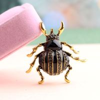 Casual Cute Beetles Alloy Inlay Rhinestones Unisex Brooches main image 3