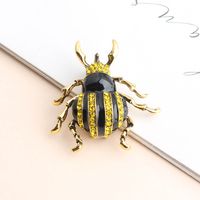 Casual Cute Beetles Alloy Inlay Rhinestones Unisex Brooches sku image 2