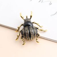 Casual Cute Beetles Alloy Inlay Rhinestones Unisex Brooches sku image 1