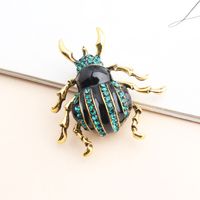 Casual Cute Beetles Alloy Inlay Rhinestones Unisex Brooches sku image 5