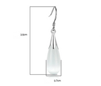 1 Pair Elegant Modern Style Classic Style Water Droplets Inlay Copper Opal Drop Earrings main image 2