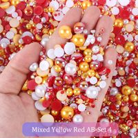 Simple Style Solid Color Resin Rhinestone Nail Decoration Accessories 1200 Pieces Per Pack main image 5