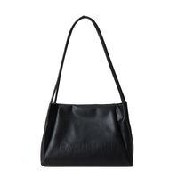 Women's Large Pu Leather Solid Color Classic Style Magnetic Buckle Shoulder Bag sku image 4