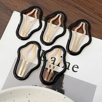 Women's Simple Style Commute Clouds Solid Color Metal Hollow Out Hair Clip main image 3