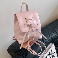 Waterproof Solid Color Daily Shopping Women's Backpack main image 4