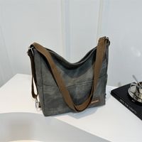 Women's Medium Pu Leather Solid Color Streetwear Zipper Tote Bag main image 2