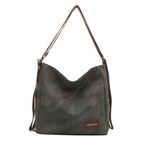 Women's Medium Pu Leather Solid Color Streetwear Zipper Tote Bag sku image 3