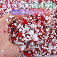 1200 Pieces Per Pack Diameter 10mm Diameter 3mm Diameter 4mm Resin Rhinestone Round DIY Accessories main image 5