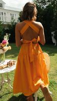 Women's Swing Dress Sexy Halter Neck Sleeveless Solid Color Maxi Long Dress Holiday Daily main image 5