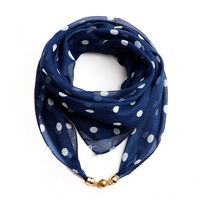 Women's Simple Style Classic Style Color Block Chiffon Silk Scarf main image 4