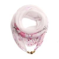 Women's Simple Style Classic Style Color Block Chiffon Silk Scarf main image 5