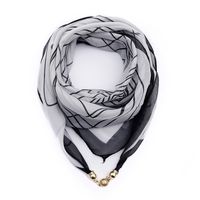 Women's Simple Style Classic Style Color Block Chiffon Silk Scarf sku image 23