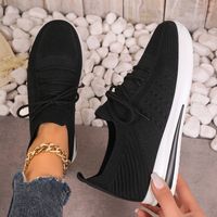 Women's Basic Sports Solid Color Round Toe Sports Shoes sku image 2
