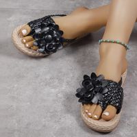 Women's Casual Vacation Solid Color Round Toe Beach Sandals sku image 2