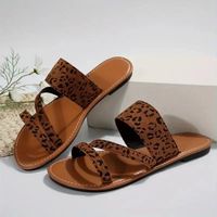 Women's Vintage Style Vacation Leopard Round Toe Flats main image 4