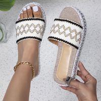 Women's Vacation Ethnic Style Waves Round Toe Platform Sandals sku image 8