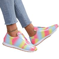 Mujeres Casual Estilo Vintage Vistoso Punta Redonda Zapatos Casuales main image 2