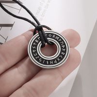 201 Stainless Steel Casual Plating Geometric Pendant Necklace main image 5