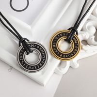 201 Stainless Steel Casual Plating Geometric Pendant Necklace main image 1