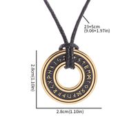 201 Stainless Steel Casual Plating Geometric Pendant Necklace main image 2