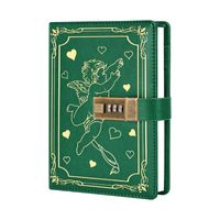 1 Piece Little Angel Learning School Pu Leather Wood-free Paper Cute Retro Notebook main image 5