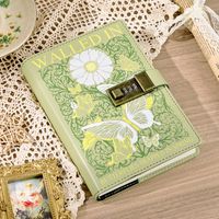 1 Piece Plant Learning School Pu Leather Wood-free Paper Elegant Retro Notebook main image 3