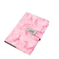 1 Piece Multicolor Gradient Color Learning Lectures Pu Leather Wood-free Paper Casual Elegant Notebook main image 4