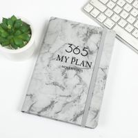 1 Piece Letter Learning School Pu Leather Wood-free Paper Casual Elegant Notebook main image 3
