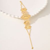 Wholesale Elegant Bridal Geometric Solid Color Copper 18K Gold Plated Bracelets main image 4