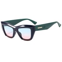 Style IG Style Simple Dégradé De Couleur Couleur Unie Pc Oeil De Chat Plein Cadre Femmes De Lunettes De Soleil main image 4