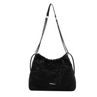 Women's Medium Pu Leather Solid Color Basic Classic Style Magnetic Buckle Tote Bag sku image 1