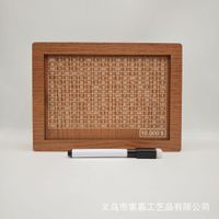 Retro Simple Style Number Square Wood Coin Bank Ornaments Artificial Decorations sku image 16
