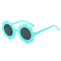 Süß Komisch Einfarbig Blume Ac Runder Rahmen Polygon Blumen Vollbild Kinder Sonnenbrille main image 8