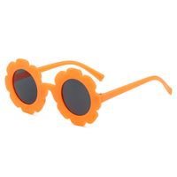 Mignon Drôle Couleur Unie Fleur Ca Cadre Rond Polygone Fleurs Plein Cadre Enfants Lunettes De Soleil main image 3