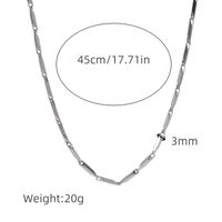 304 Stainless Steel 18K Gold Plated Basic Modern Style Classic Style Geometric Argyle Bracelets Necklace main image 2