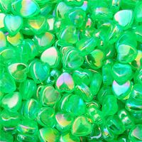 100  10 * 11mm 9 * 8mm Hole 1~1.9mm Arylic Solid Color Beads sku image 8