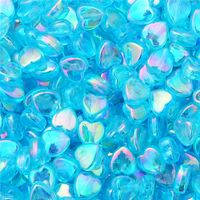 100  10 * 11mm 9 * 8mm Hole 1~1.9mm Arylic Solid Color Beads sku image 7