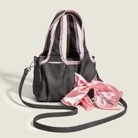 Women's Large Pu Leather Solid Color Streetwear Bowknot Magnetic Buckle Shoulder Bag sku image 2