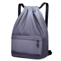 Waterproof Gradient Color Casual Travel Drawstring Backpack main image 2