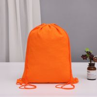 Unisexe Décontractée Couleur Unie Toile Voyage Sacs main image 3