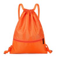 Waterproof Solid Color Casual Sports Drawstring Backpack sku image 5