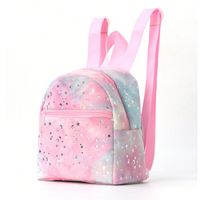 Color Block Casual Daily Kids Backpack sku image 7