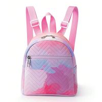 Color Block Casual Daily Kids Backpack sku image 5